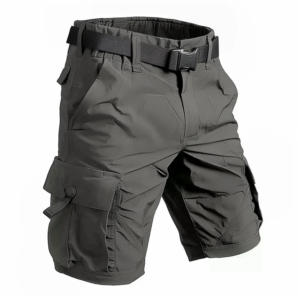 

Summer Waterproof Quick Dry Multi-pocket Shorts Men Cargo Shorts Tactical Short Pants Men's Outdoor Clothes Hunting Fishing