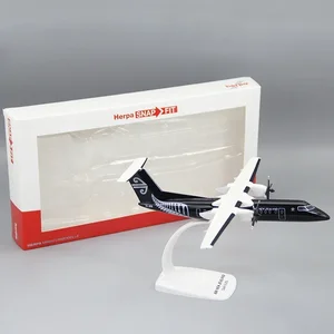 1/100 Dash8-Q300 Dash 8 Air New Zealand Newzealand Airea de la aerolínea Plástica Modelo de aviones de aviones de aviones de ensamblaje de ABS 8 Mejor modelo de avión de ventas Air New Zealand - №5