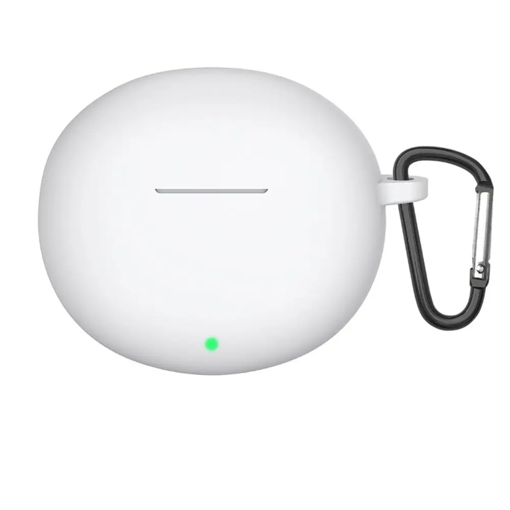 Portable Soft Earphone Case Silicone with Hook Protector Cover Dustproof Shockproof Protective Sleeve for HONOR Earbuds X7