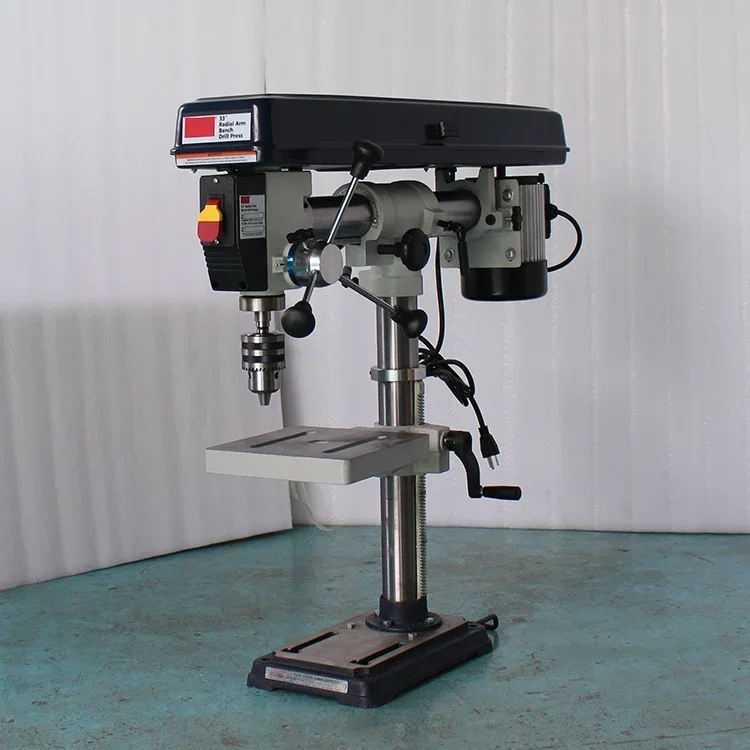 Drilling Machine Can Be Tilted 45 Degrees DP16R 230V-240V 550W Power Desktop Five-speed Rocker Arm Drilling Machine