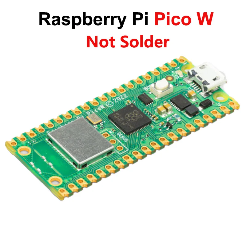 Raspberry Pi Pico or Pico W High-Performance Microcontroller Board with Flexible Digital Interfaces