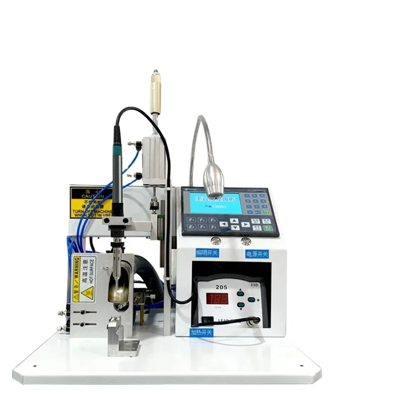 Semi-Automatic newest USB data cable making equipment small soldering machine for connectors