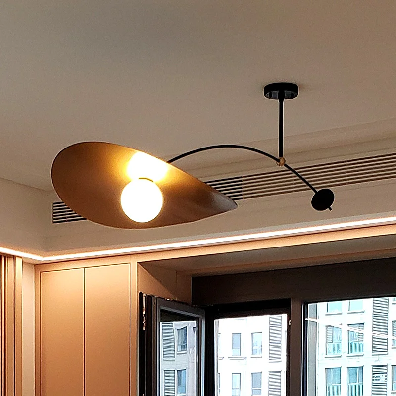 Design Mobile Long Arm Hanging Lamp Creative  Lighting Industrial Chandelier Living Dining Room Kitchen Island Home Light