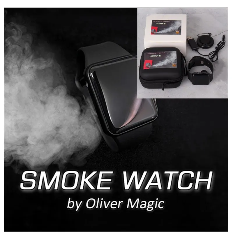 Smoke Watch by Oliver Magic Stage Magic Tricks Illusion Party Magic Show Street Magia Smoke Appear From Empty Hand Smoke Control