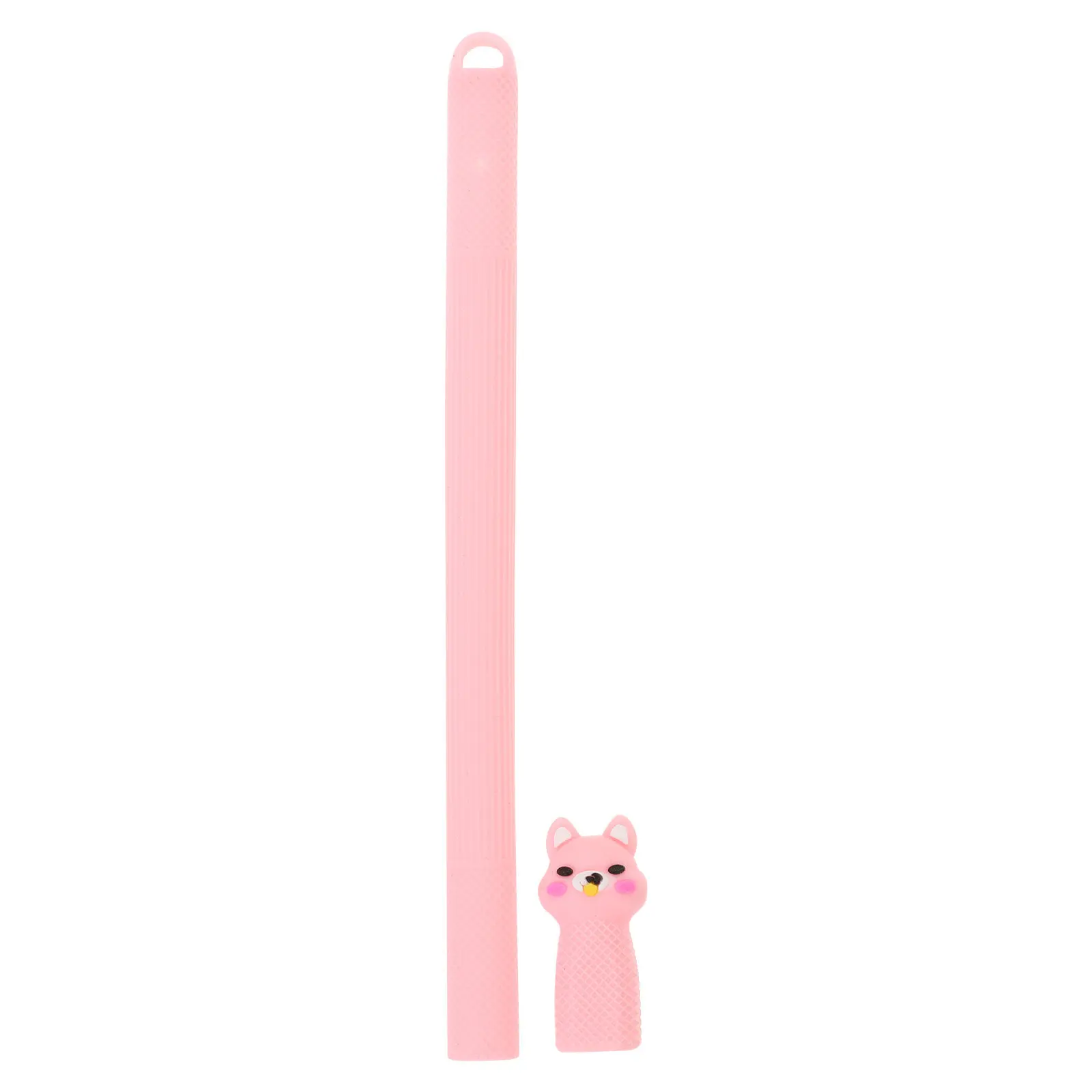 Étui de protection en silicone pour crayon, motif chat, fin, léger, antichoc, résistant aux rayures, protège la pointe du crayon.