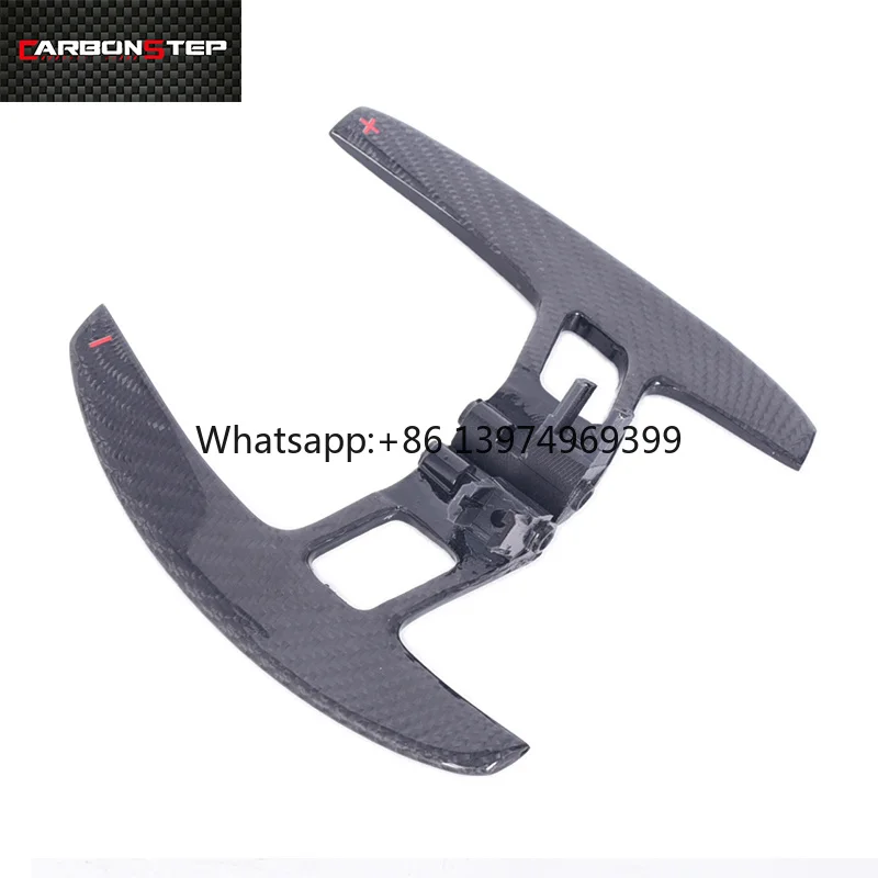 100% Real Carbon Fiber Steering Wheel Shift Paddles for Ford F-150 Raptor Body Kit Paddle Shifters