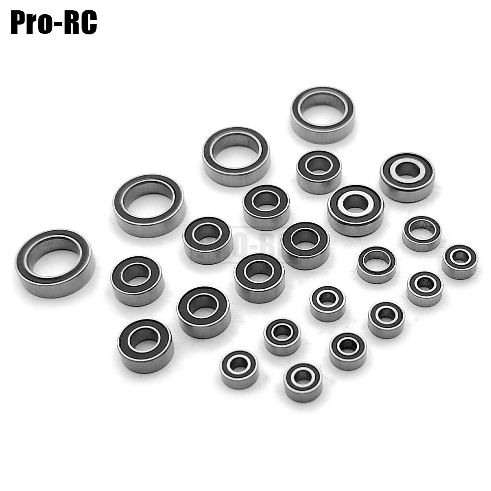 24Pcs Complete Bearings Kit for Team Associated Kit B6.3 B6.3D B6.2 RC10B6.3 RC10B6.2 Buggy Off-road RC Car