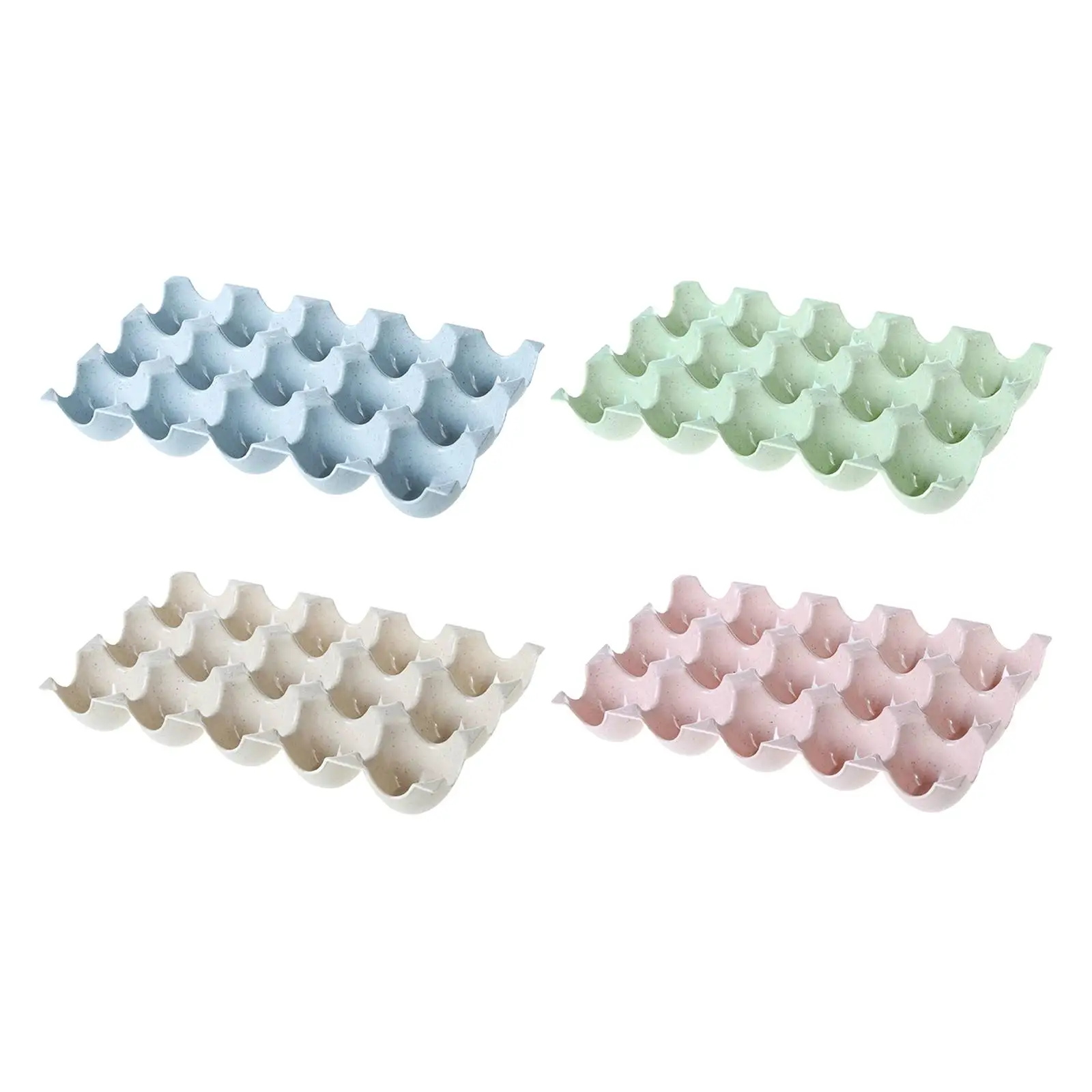 Stackable Egg Tray for Fridge 15 Cup Organizer with Compartment Design PP Material Easy to Clean Holder