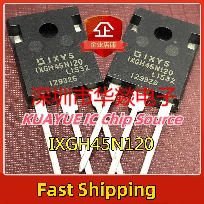 10PCS-30PCS  IXGH45N120   TO-247   1200V 75A  Fast Shipping Quality Guarantee