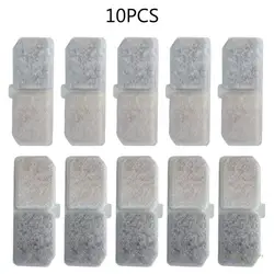 QX2E Set of 10 Pet Water Drinking Fountain Filter Activated Carbon Filters Durable