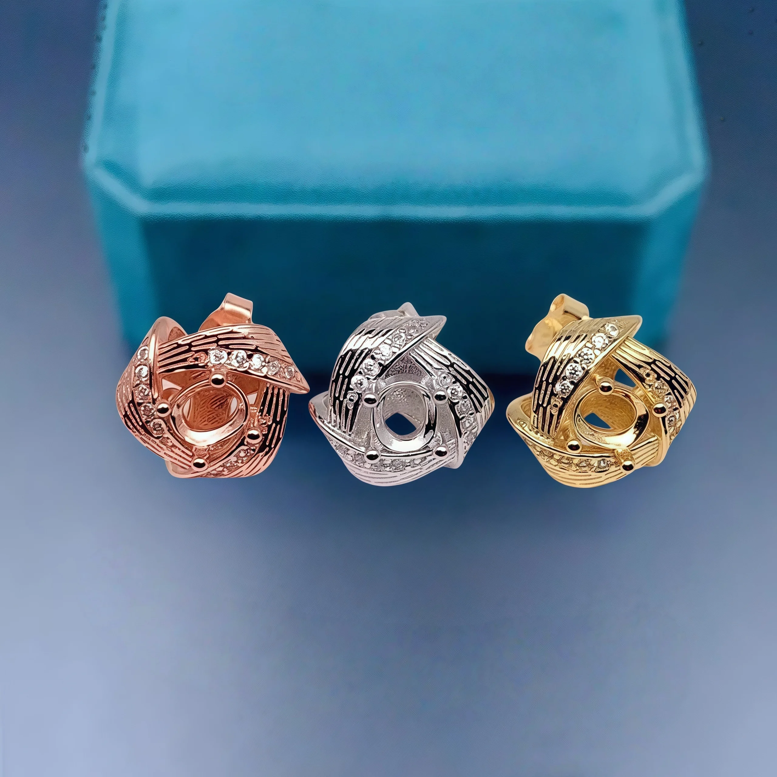 

Setting 4*5mm Ellipse Stone S925 Sterling Silver DIY Empty Holder Earring Fine Geometric Type Design Light Luxury for Woman