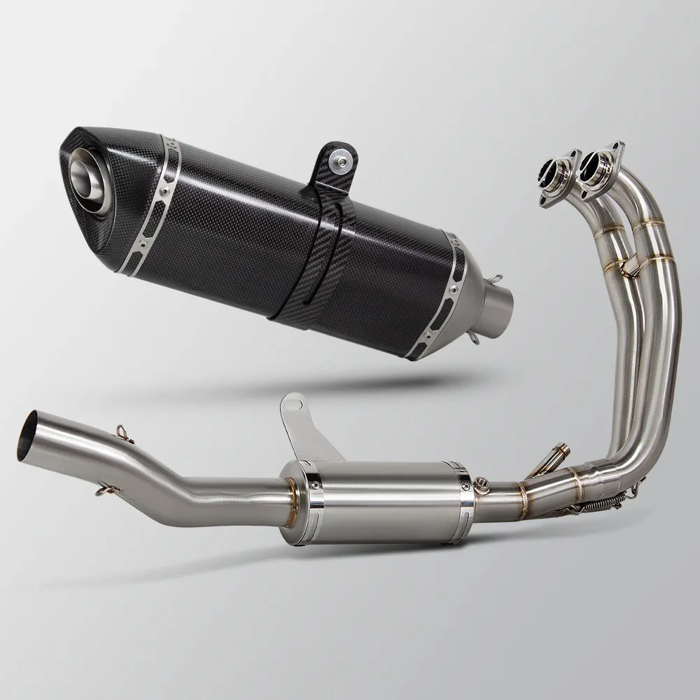 RS457 Exhaust System For Aprilia RS457 GP Replica Tuono 457 Motorcycle Exhausts Pipe Headers Tube 470MM Muffler with DB Killer