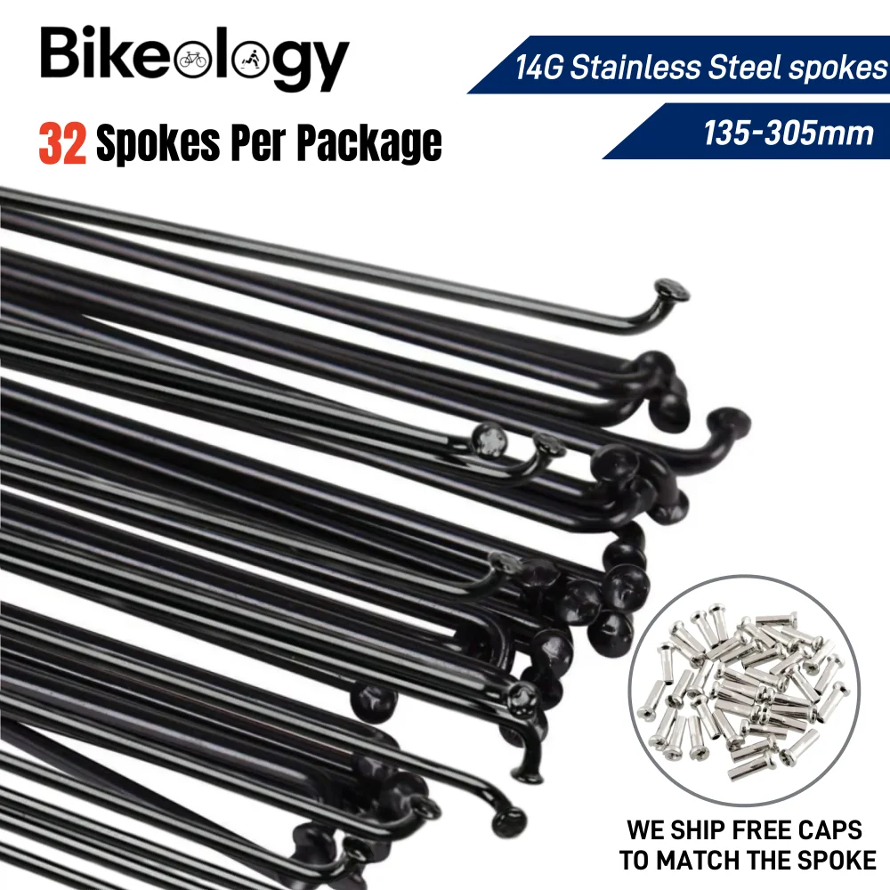 

Highly Praised High Quality 32 Piece Stainless Steel Spokes J-hook Spoke Bike Spokes J-Bend For Road MTB Bicycle 135MM-305mm