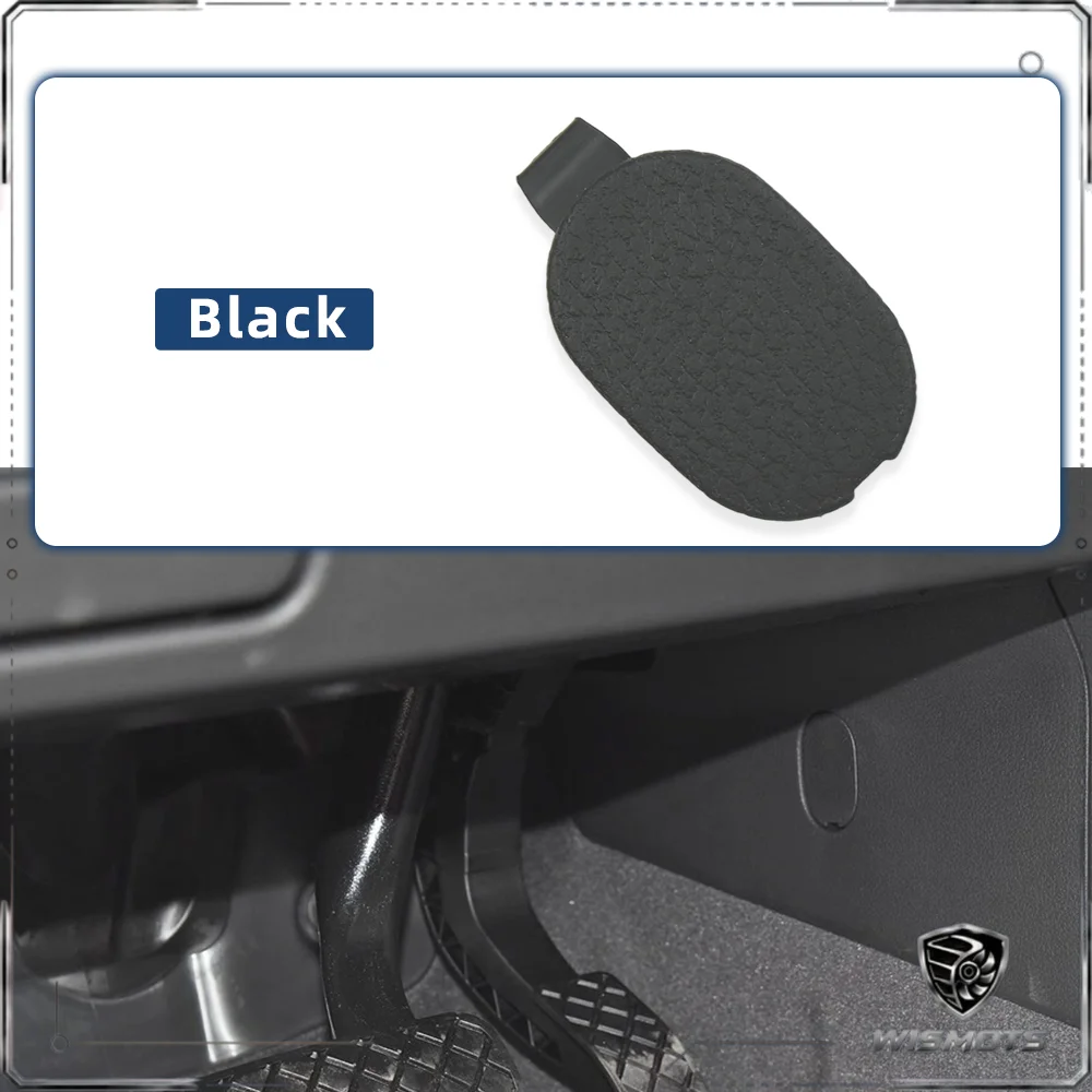 Car Circular Hole Protective Plate Shell 80D8632734PK For Audi Q5L 2018-2026 Central Channel Cover Plate Accelerator Pedal Cover