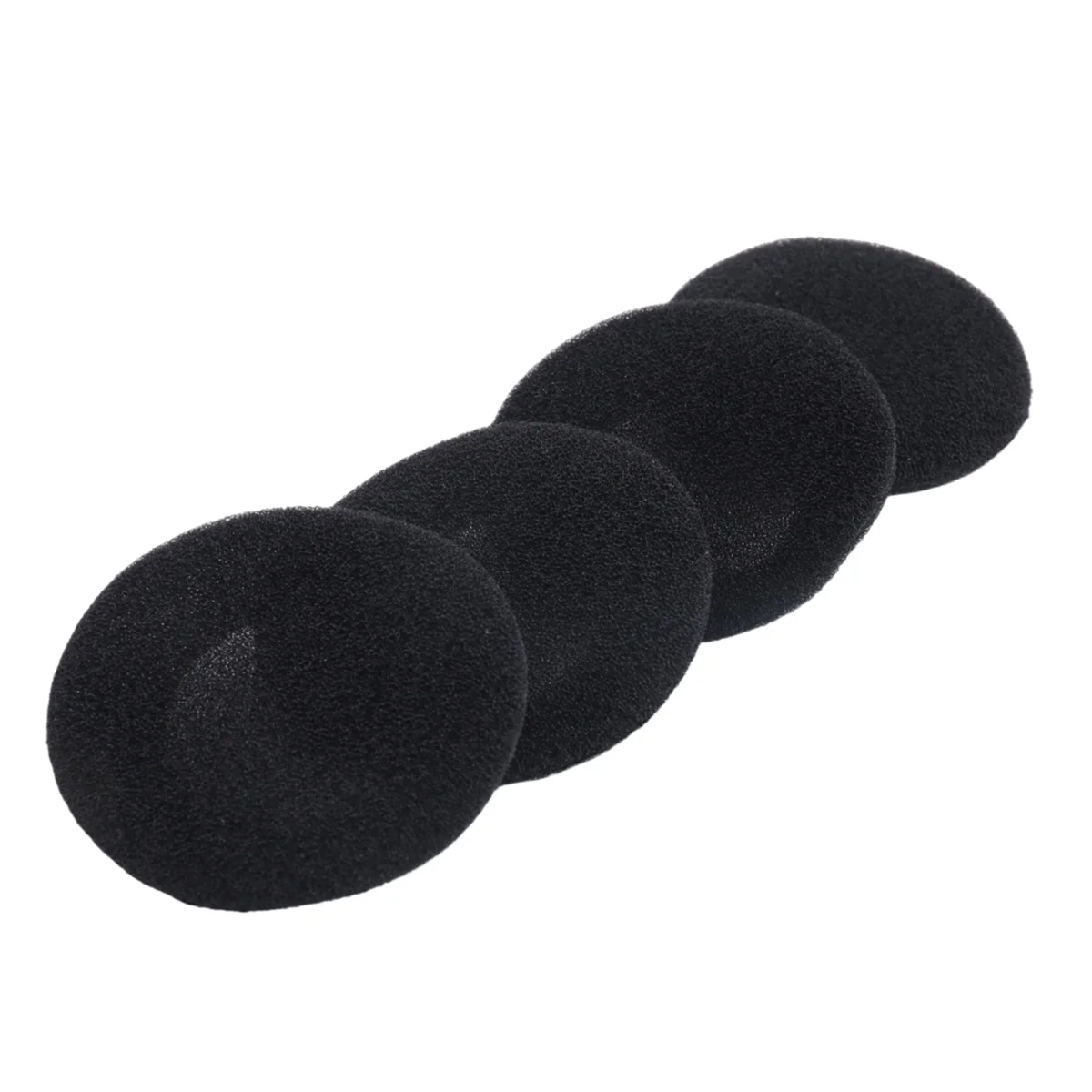 100 Pcs Black Sponge Earbud Headphone Cap Ear Pads Cover ReplacementJAS