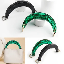 2PCS U-shaped resin handbag wallet handle semicircular acrylic handle formula buckle DIY handicraft bag handle