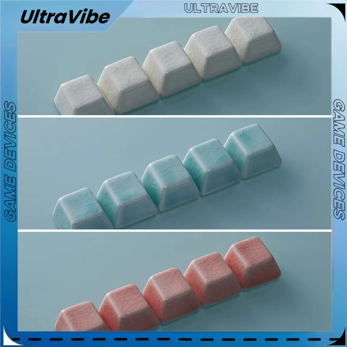 

Древний метод, цветная потрескавшаяся глазурь, керамические колпачки для клавиш F, индивидуальные механические колпачки для клавиш с узором трещин, креативный подарок