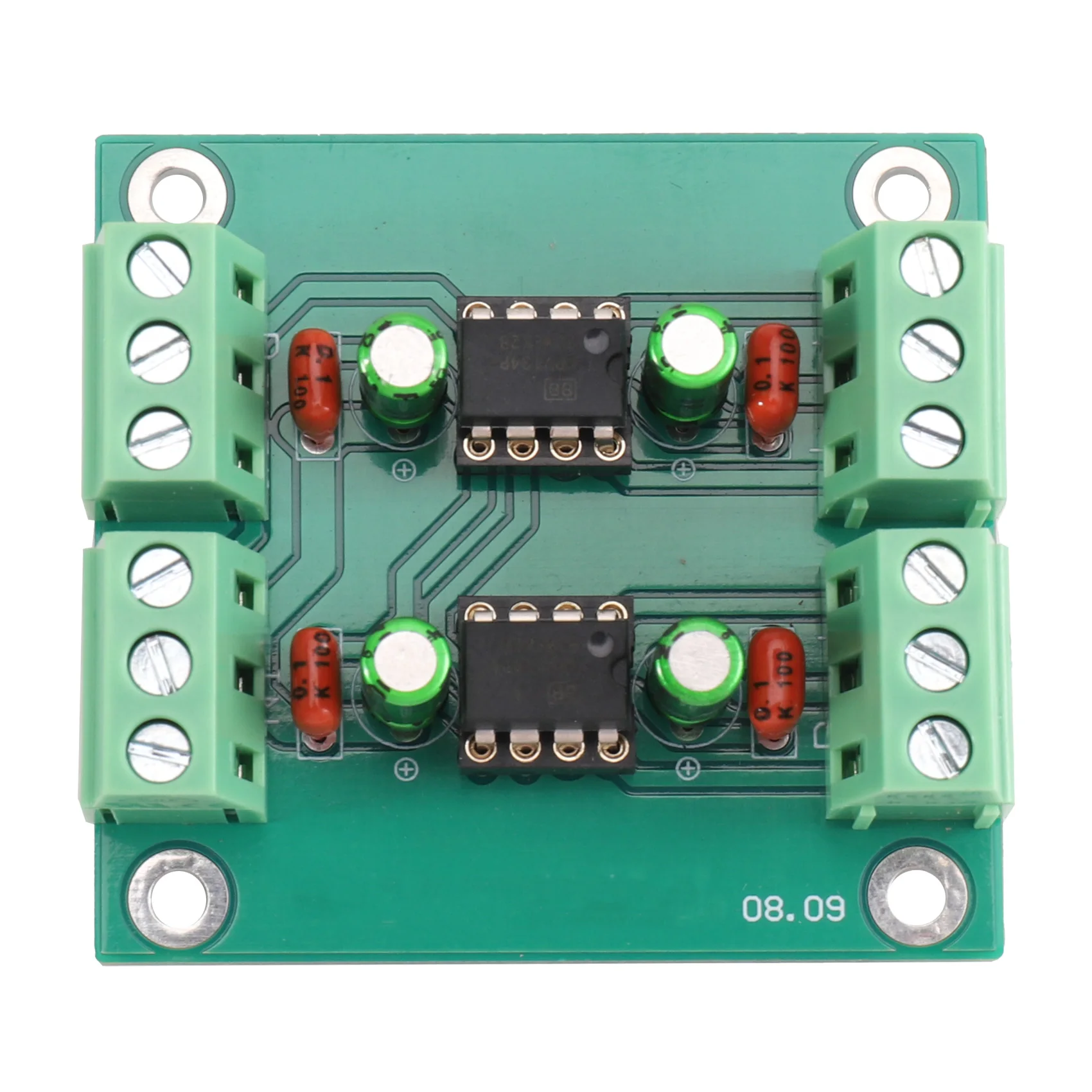 Unbalanced To Balanced Converter Board Dual Channel Stereo Low Distortion DRV134PA Driver Chip