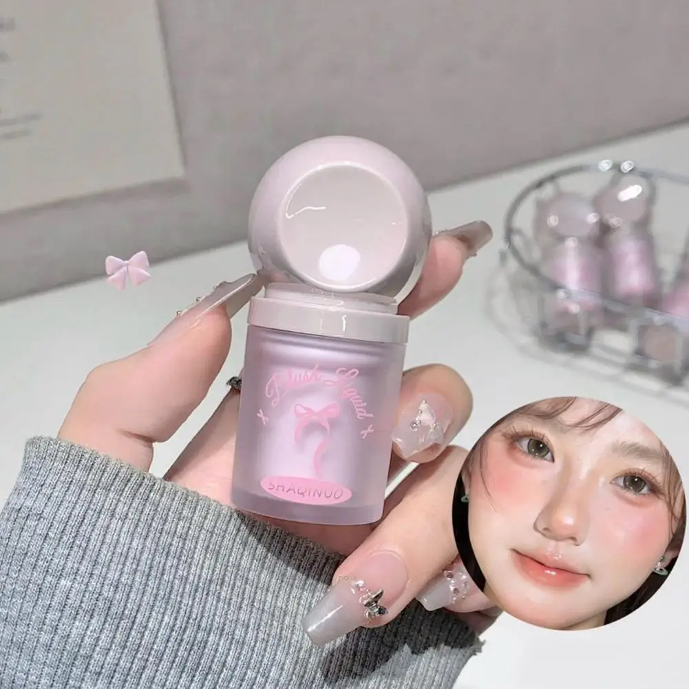 Grande testina in spugna Fard liquido Polvere di colore gelatina Idratante Evidenzia bellezza Espande contratta Guancia Matte Viso Makeu