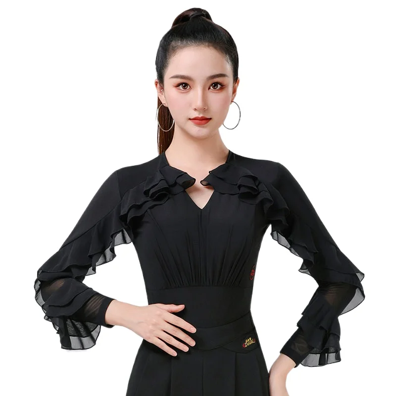 

2026 NEW Latin Dance Leotard Women/Girls/Lady New Sexy Salsa/Ballroom/Tango/Cha Cha/Rumba/Samba/Latin top For Dancing
