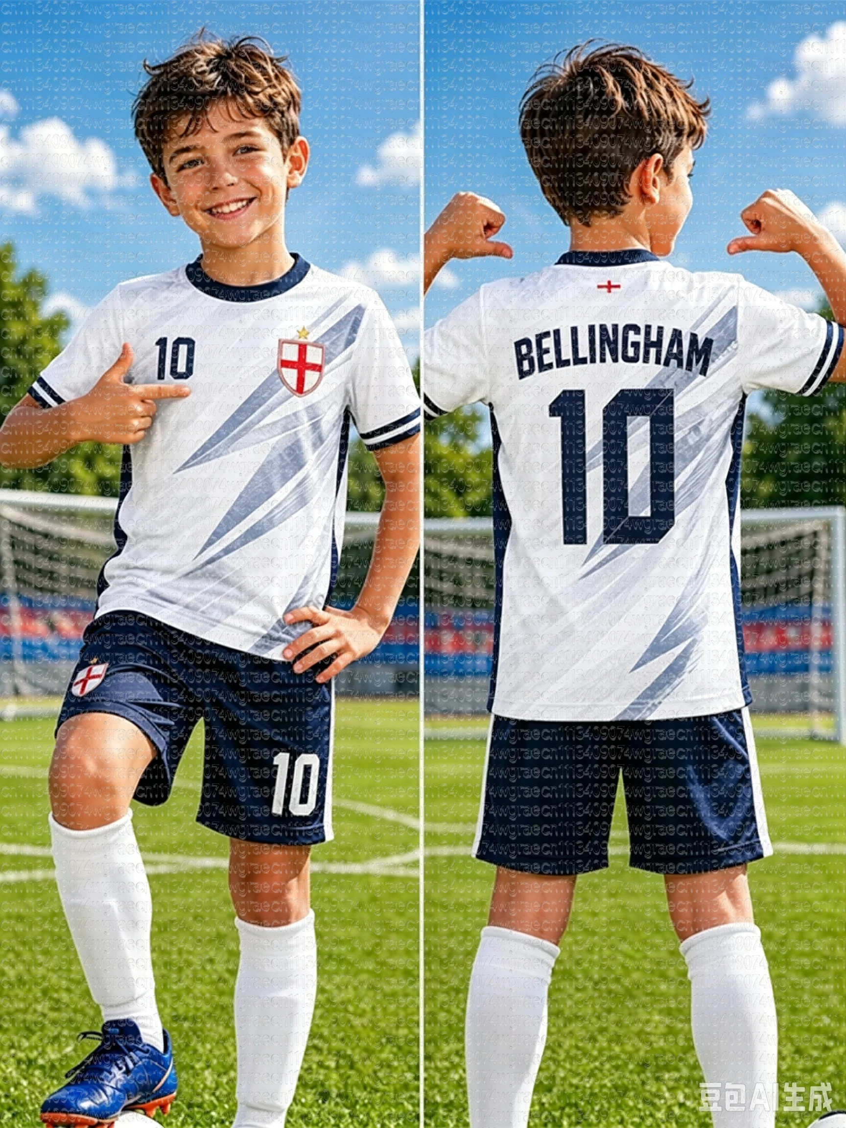 2026 Special Bellingham #10 Fan Football Jersey Tee Shorts Set Women Men England Fans Shirt and Shorts Summer Kids 2 Piece Set