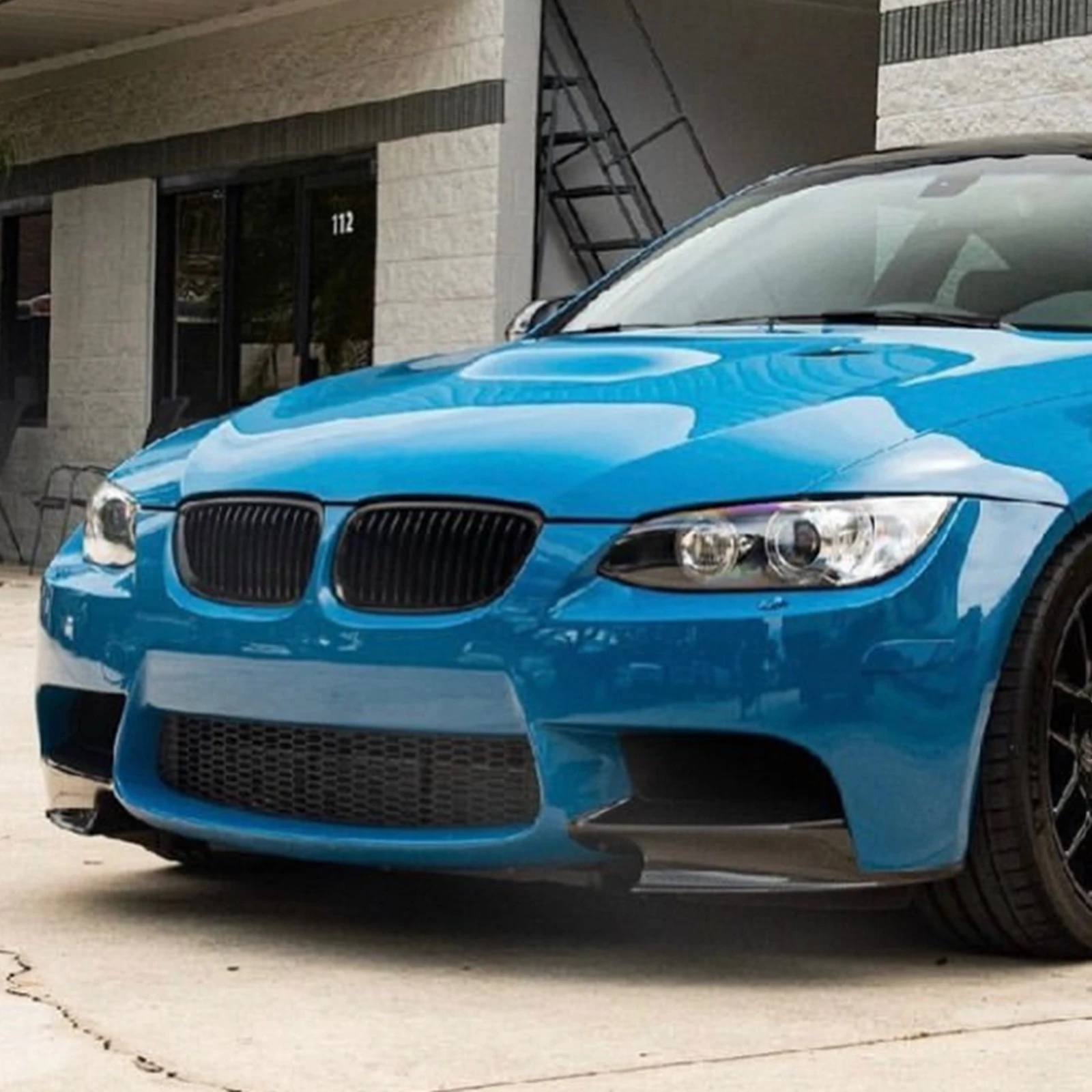 For BMW E90 E91 E92 E93 M3 2007-2013 Front Bumper Side Spoiler Corner Cover Fog Light Air Vent Intake Lower Splitter Plate Lip