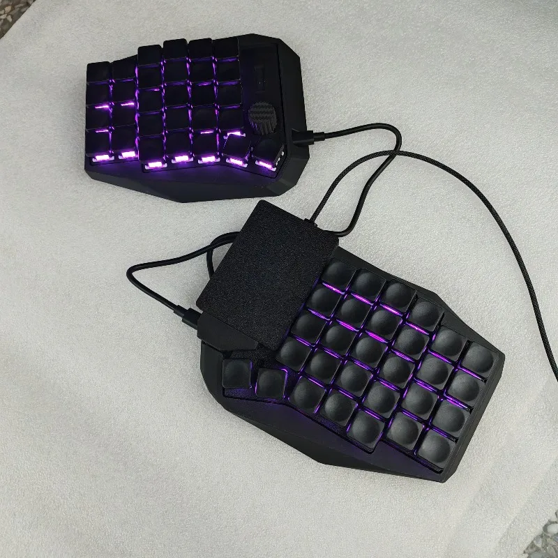 Sofle Touchpad Split Keyboard Custom Wired/Wireless BluetoothHot-swap Large Square Touchpad VIA for Mouse Ergonomics Gamers Uf2