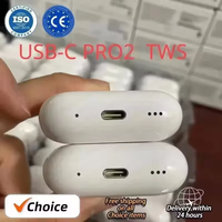 2025 iOS18 Pro 2nd Bluetooth Headset ANC Noise Cancelling Wireless Charging Sport Headset With Original Packaging USB-C Cable