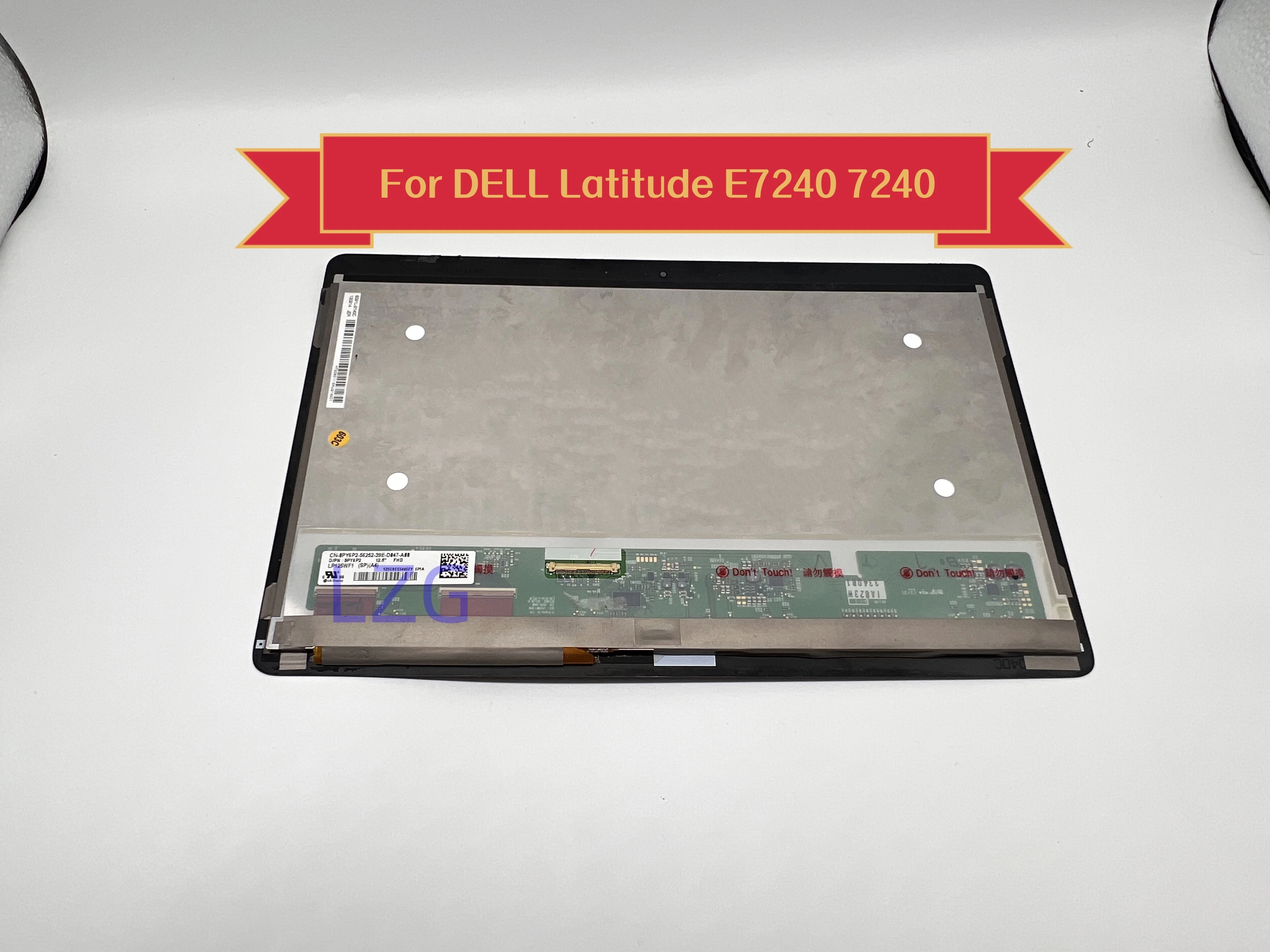 12Inch For DELL Latitude 7240 E7240 LP125WF1-SPA4 PY6P2 LCD Screen Display Assembly With Touch