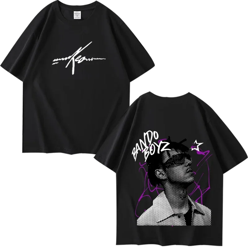 

Футболка Rapper Kidd Keo, унисекс, оверсайз, 100% хлопок, хит продаж, с коротким рукавом, летняя уличная одежда, с принтом, большие размеры