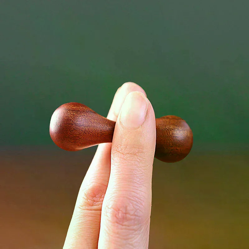 Knucklebone Sandalwood Fingertip Top Baole Bead Begleri Toy Knucklebone Finger Limit EDC Anti Stress Autism ADHD Finger Exercise
