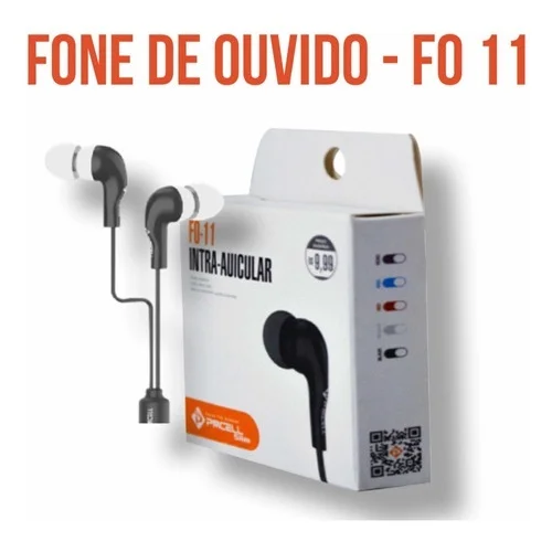 Fone De Ouvido Auricular Pmcell Atacado Revenda Kit Com 10 Peça