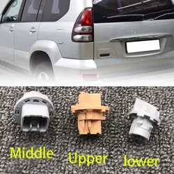 Car Rear Tail Light Brake Stop Reversing Turn Signal Lamp Socket Plug For Toyota Land Cruiser Prado 120 LC120 2003-2009