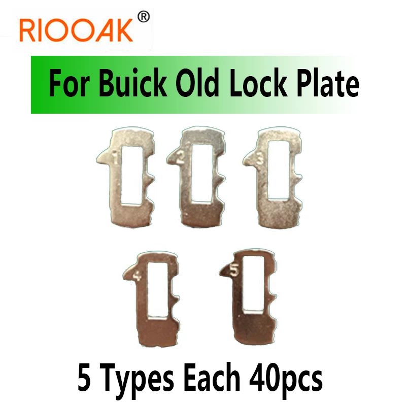 

200pcs/lot Car Lock Reed Locking Plate For Buick Old Regal LaCrosse GL8 Auto Repair Kits Locksmith Tools 5 Types Each 40pcs