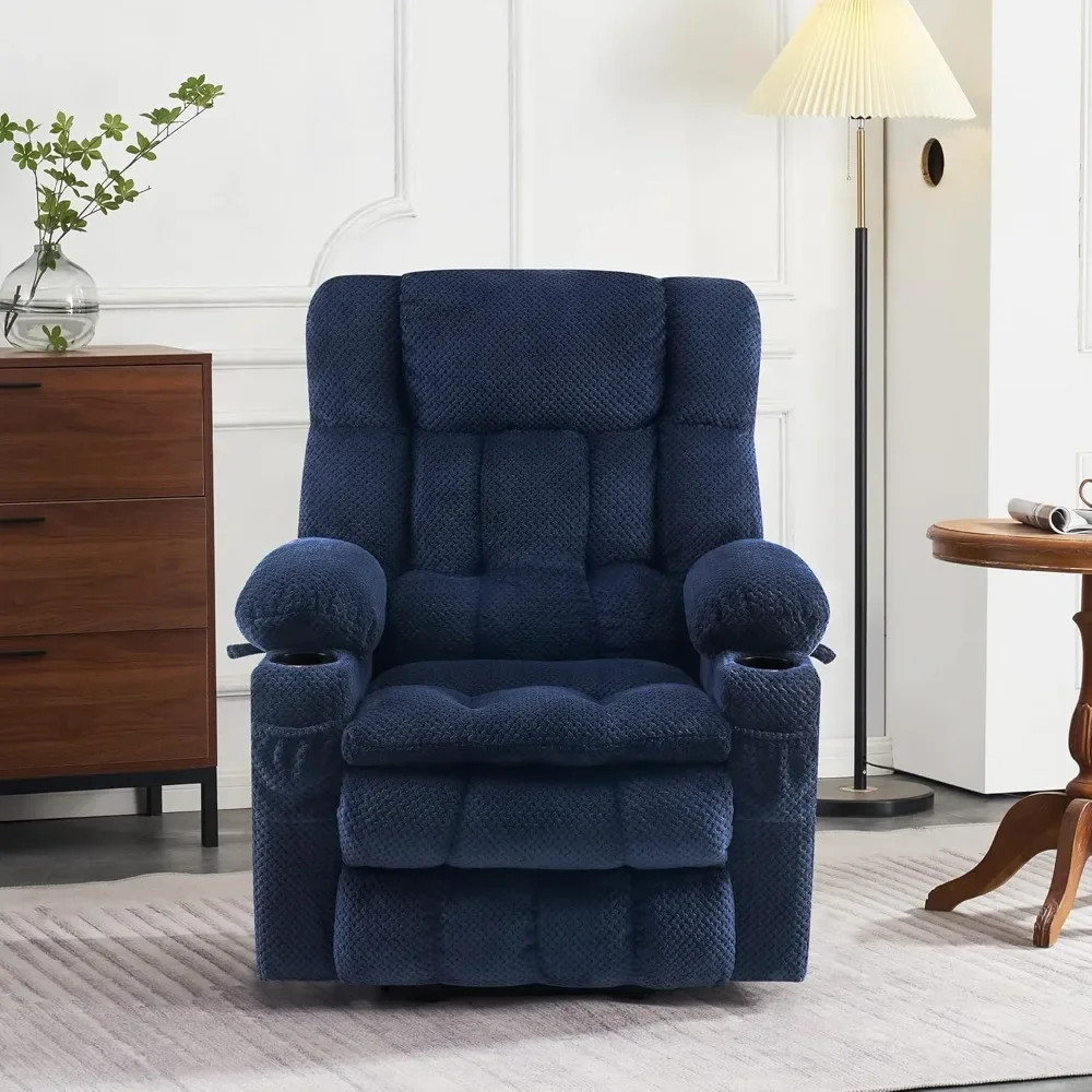 Fauteuil inclinable à moteur pour touristes, massage et chaleur, personnes âgées, position MF ite, ports USB