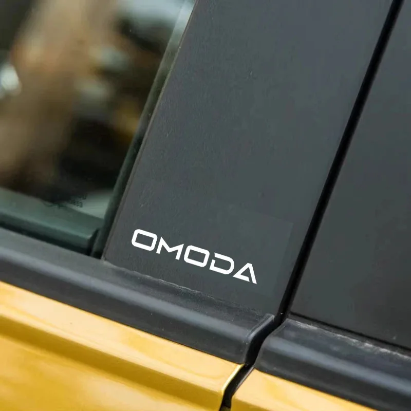 Image of 4 Stück Autoaufkleber für OMODA 5 S5 O5 E5 C5 PRO PHEV Zubehör Vinyl-Aufkleber Personalisierte Dekoration Außen-Autoaufkleber