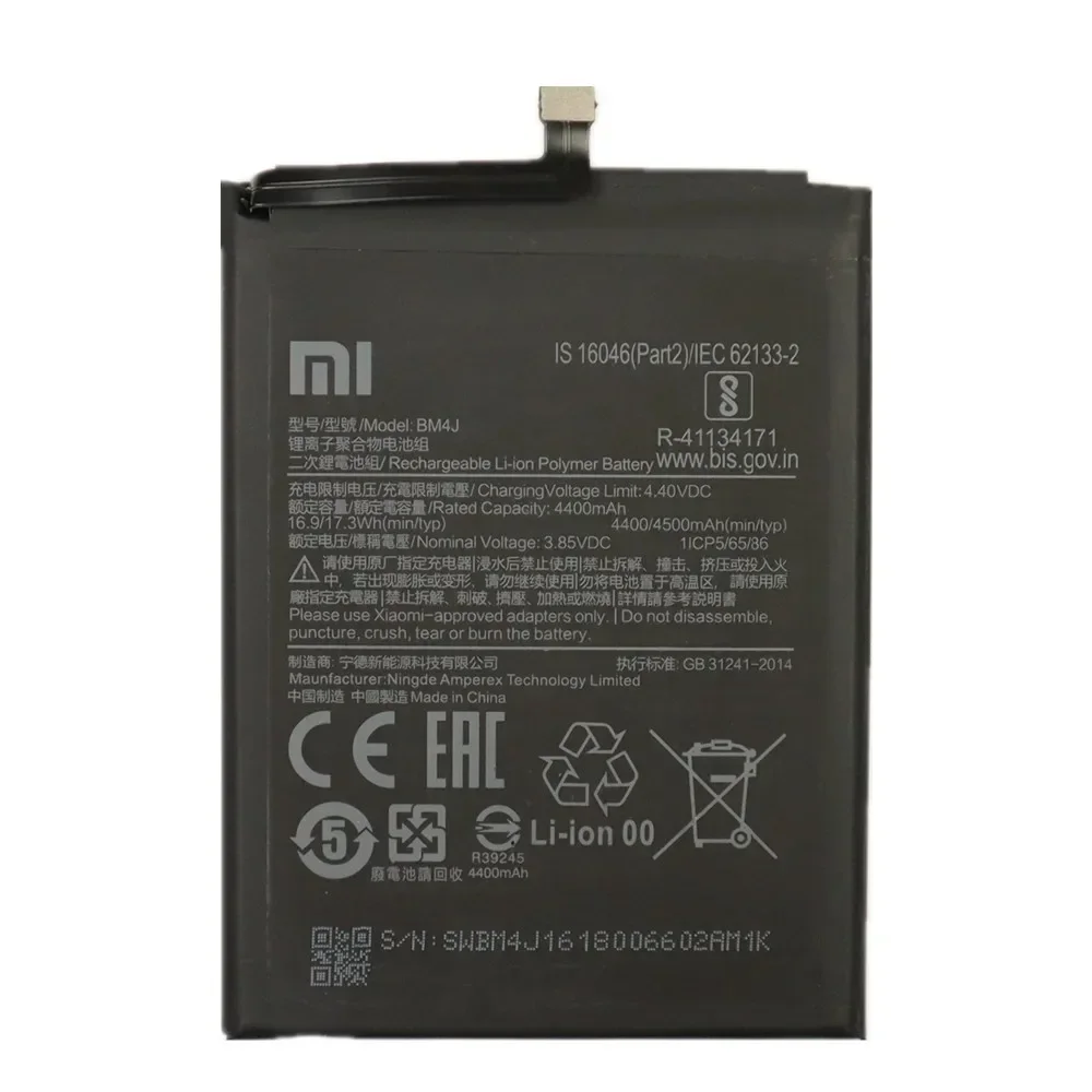 2024 Years 4500mAh BM4J 100% Original Battery For Xiaomi Redmi Note 8 Pro 8Pro Note8 Pro High Quality Phone Battery Bateria