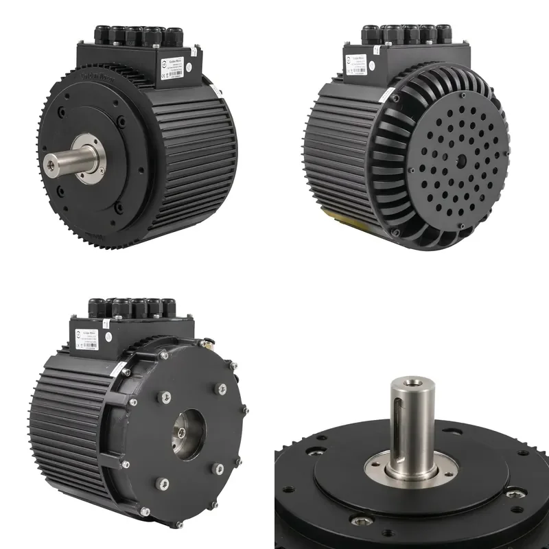 for DC Permanent Magnet Synchronous Brushless Motor 10kW 48V 72V IP65 Flange Mounted High Efficiency Over 90 Percent for