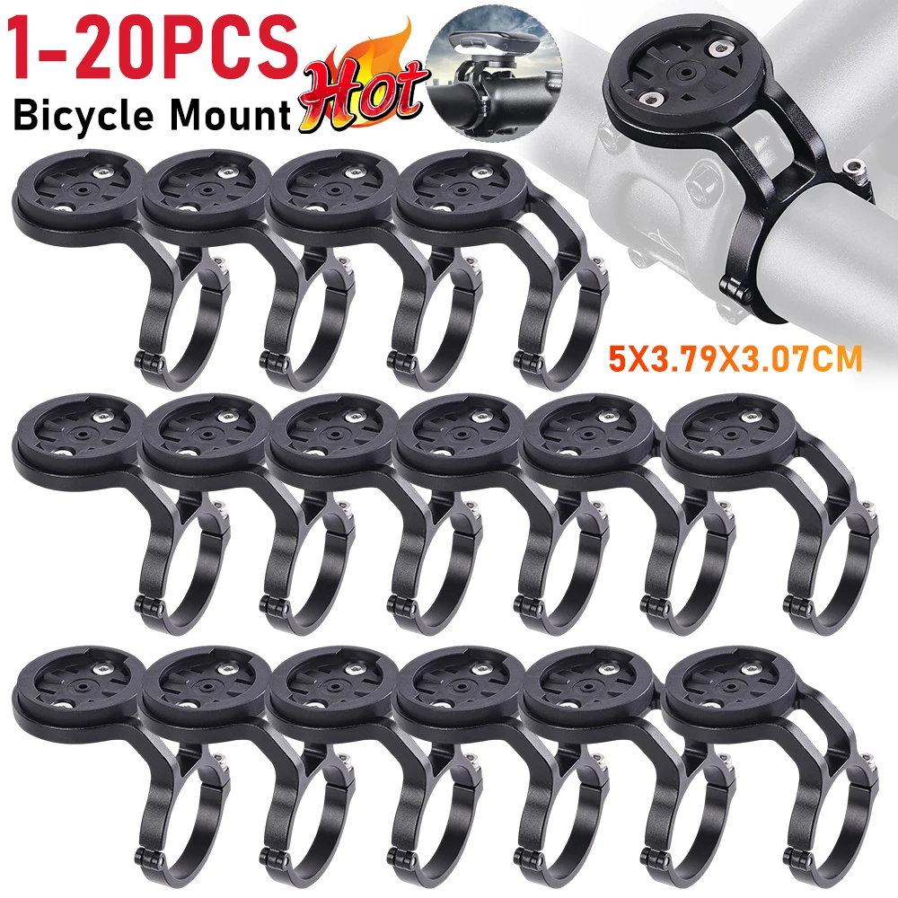 1-20PCS Bicycle Computer Mount Bikes Handlebar Computer Holder Bracket Road Bike Code Meter Fixing Base for Garmin/Wahoo/Bryton