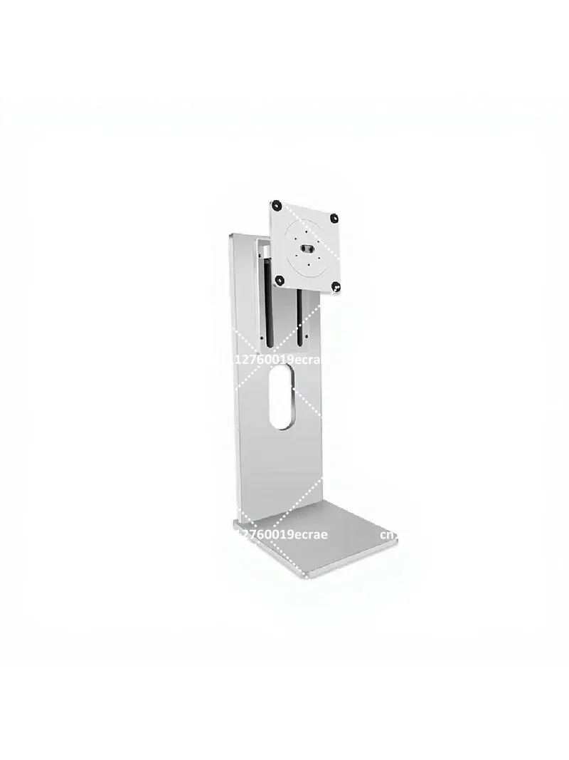 CNC Aluminum Alloy Monitor Bracket, Computer Screen Mount with Lift and Rotate, Adjustable Desk Stand for Home Office
