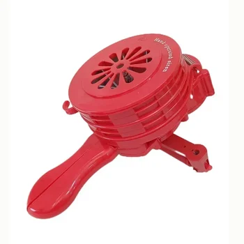 Manual Operated Security Alarm Hand Crank Plastic Shell, Handheld Air Raid Siren Portable Loud Safety Emergency Siren,allarme