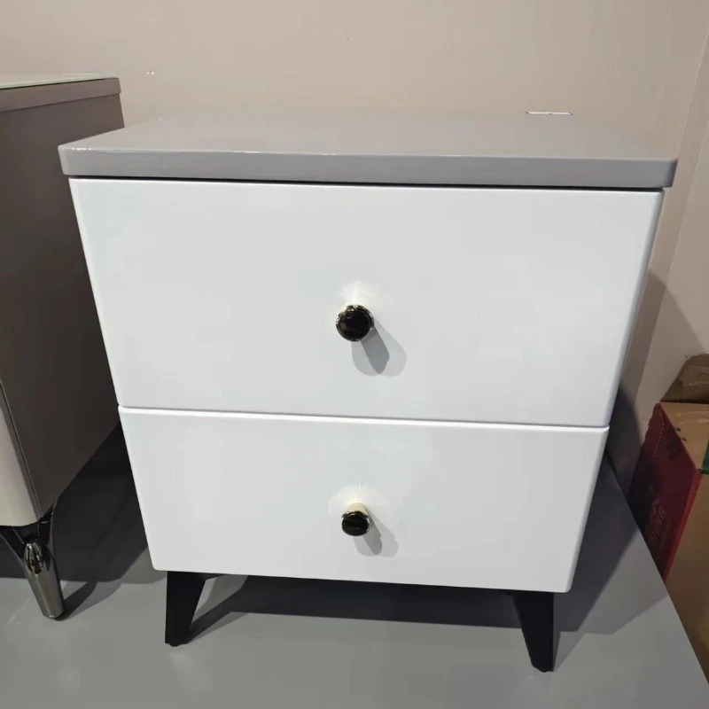 

Smart bedside table simple modern storage multi-function wireless charging fingerprint lock