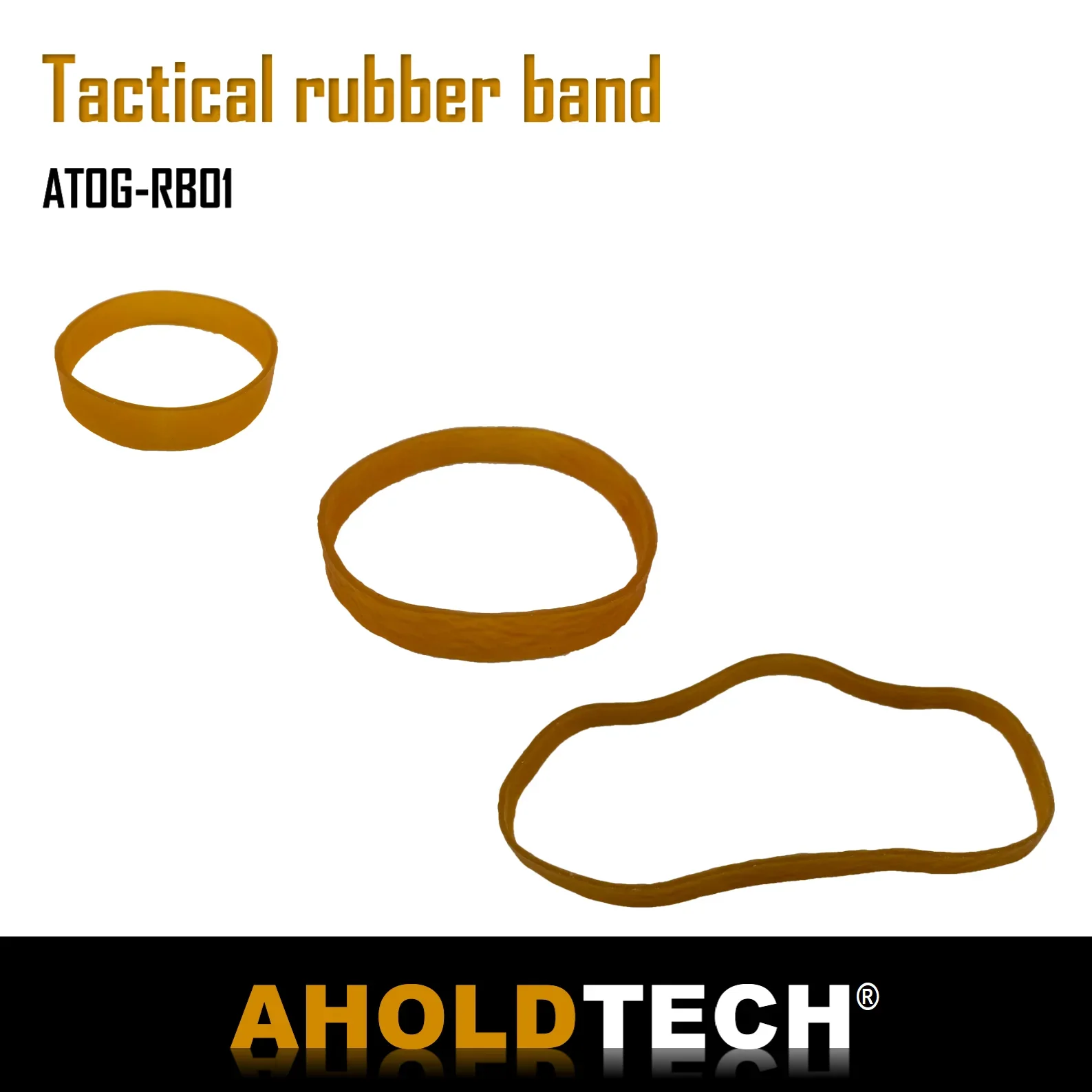 

Aholdtech Tactical Elastic Rubber Ring Multifunctional Binding Rubber Band For Bind tactical Equipment Hunting Rifle Accessories