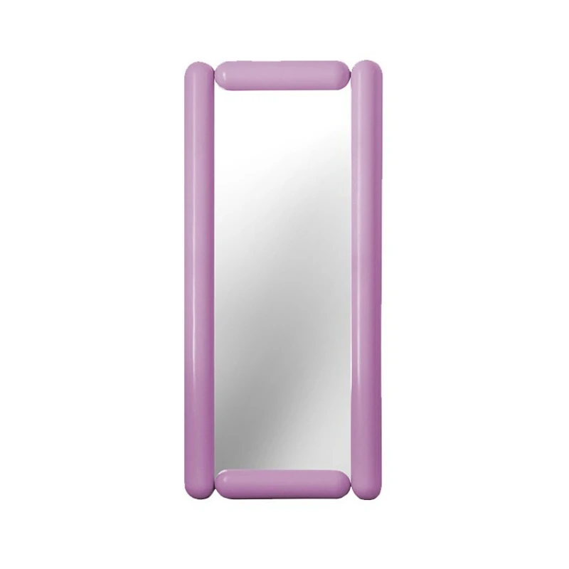 

Wall mounted creative art floor mirror, retro American bedroom soft fitting mirror, three-dimensional balloon shaped mirror