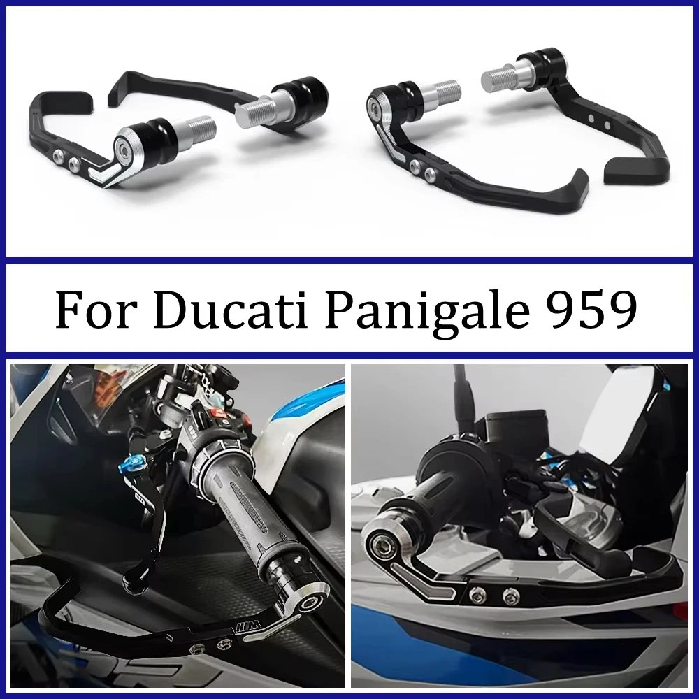 

for Ducati Panigale 899 / 959 Corse / V2 Motorcycle handlebar brake clutch guard rod CNC material protection device