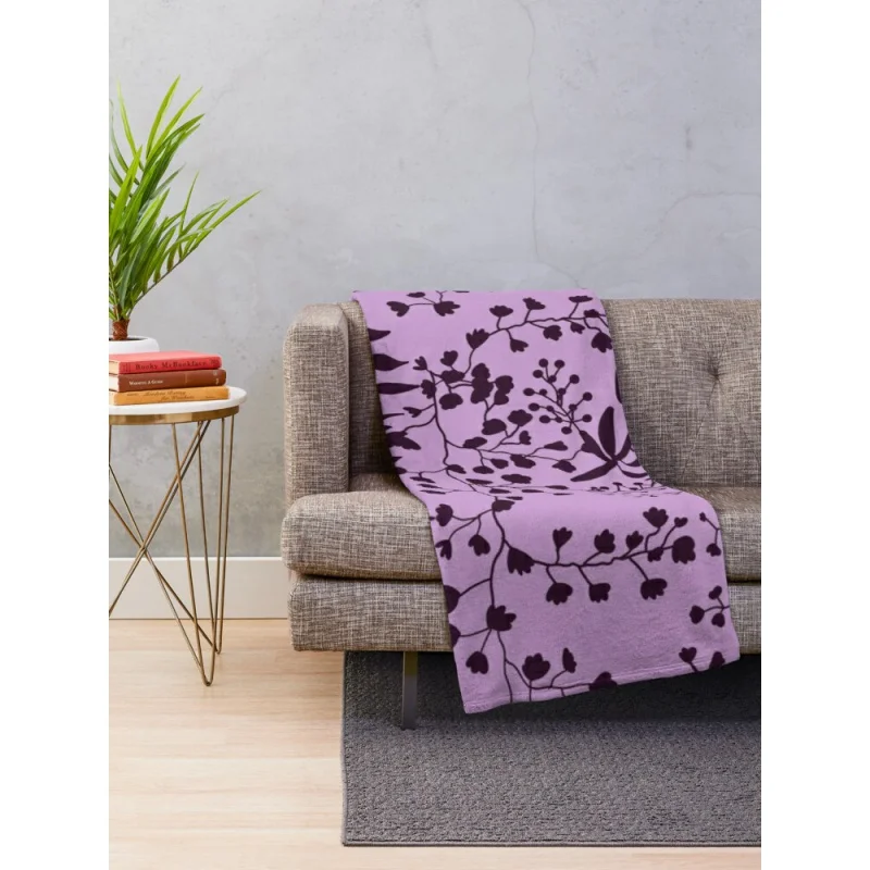 Bella Swan Lavender Freesia 5 pcs Throw Blanket 200x180cm