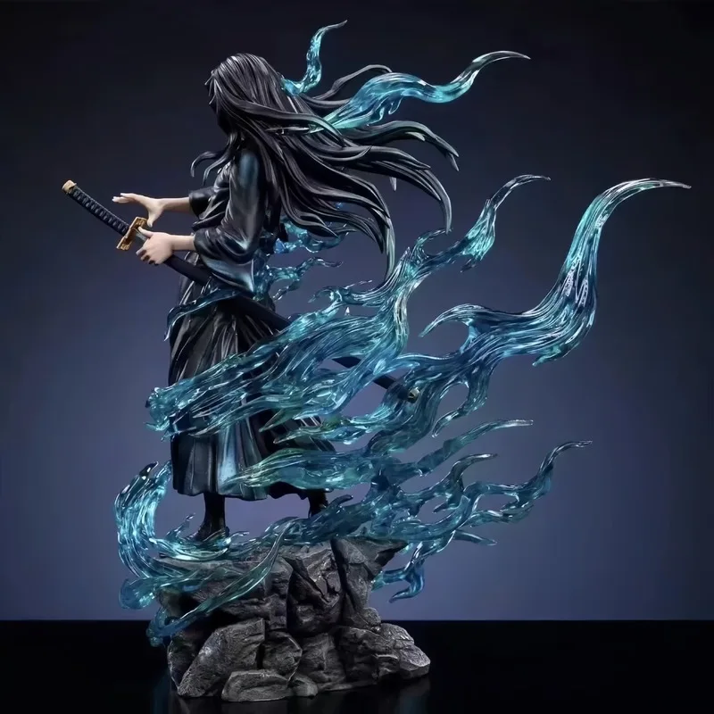 Demon slayer muichiro tokito névoa hashira gk anime figura colecionável decoração de mesa presente para fãs de anime mangá ornamento periférico