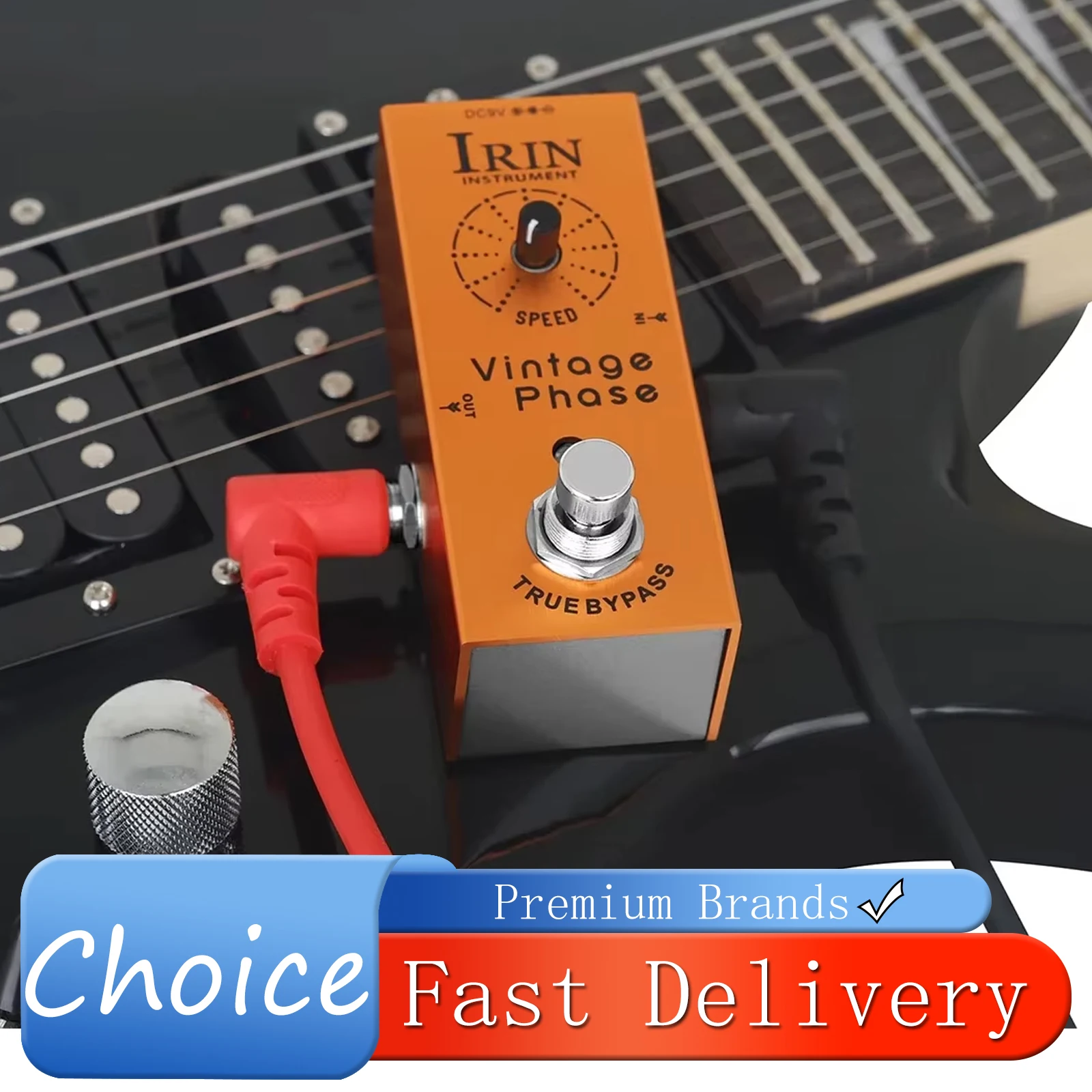 

Эффект-педаль IRIN Vintage Phase для электрогитары, воссоздающая классический фазер, винтажная педаль True Bypass AN-10, аксессуары для гитары