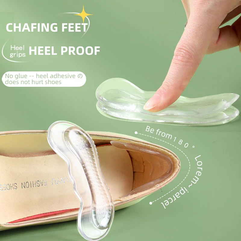 Women's Invisible Heel Stickers Are Comfortable Wear-resistant Prevent Feet From Falling  Heel Pads  Half Size  Have No Marks