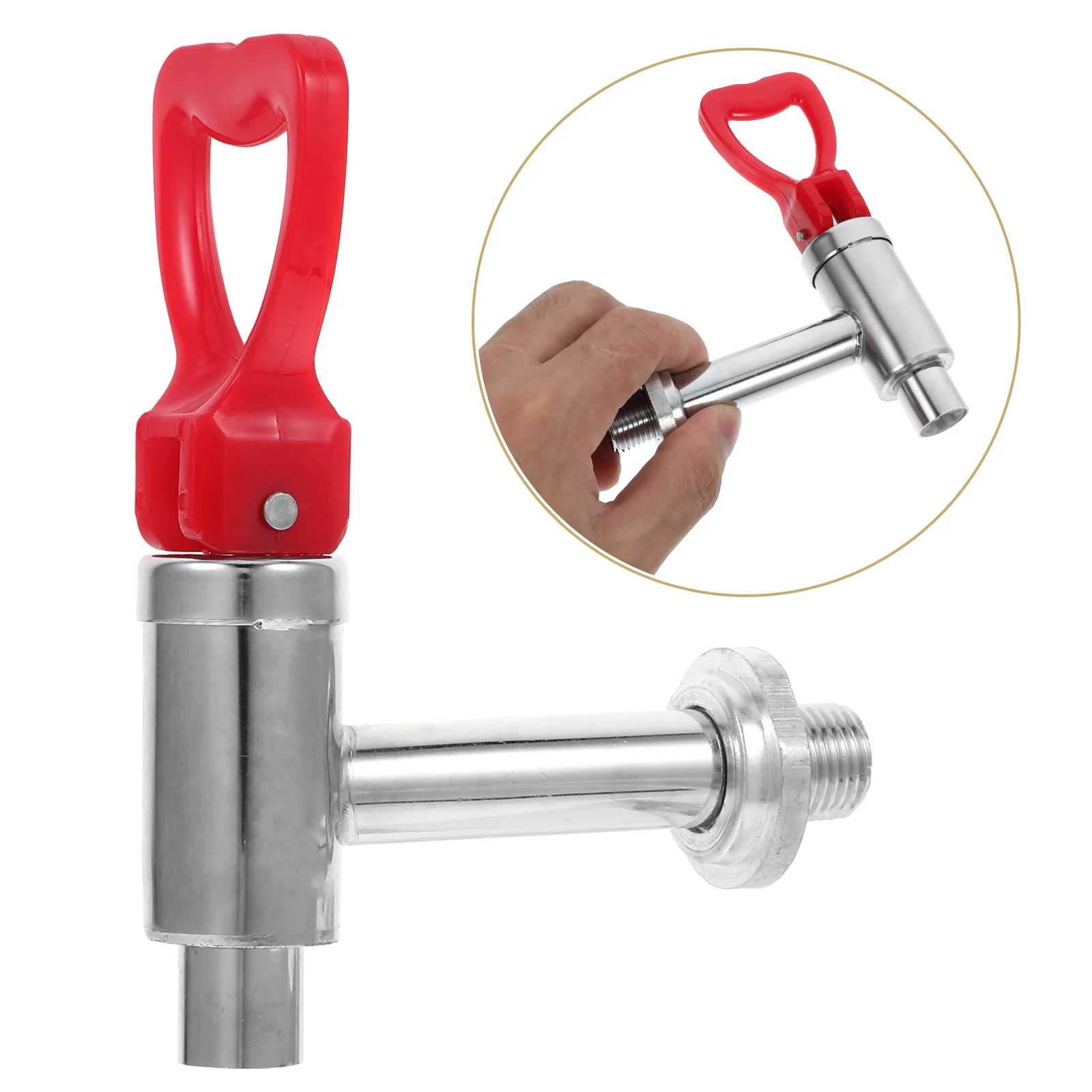 

1pcs Stainless Steel Beverage Tap For Juice Pitchers Jugs Easy Replacement Durable Outdoor Bucket Metal Spout Water Accessories